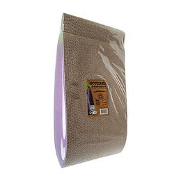 Aime Griffoir Carton - Planche A Gratter 100% Recycle, En Forme Daubergine - 40 X 22 X 9 Cm - Pour Chat