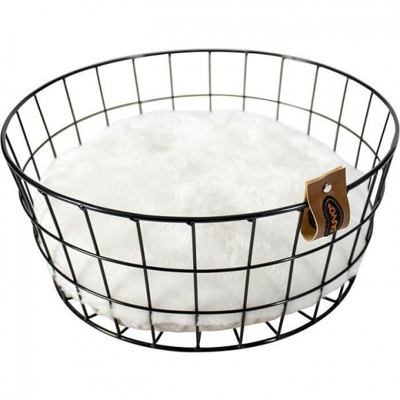 Europet Bernina Panier Caviar En Metal Rond Duvo+ - Noir - Pour Chat