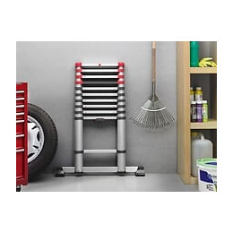 Echelle Télescopique Aluminium Hailo 11 Échelons H.3.2 M