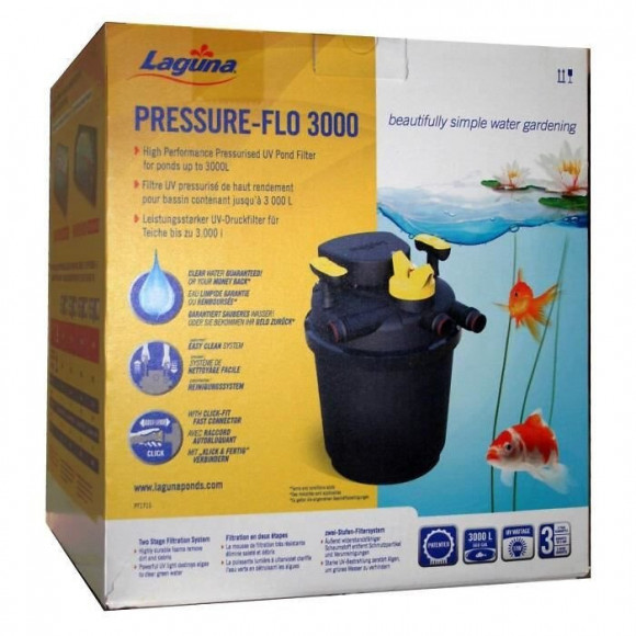 Laguna Filtre Pressurise Pressure-flo 3000 - 11 W - Pour Bassin