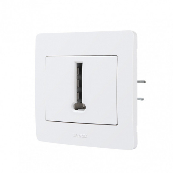 Prise Téléphone Diam2, Debflex, Blanc