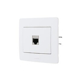 Prise Rj45 Diam2, Debflex, Blanc