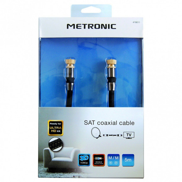 Prolongateur Satellite Mâle / Mâle Metronic, L.5 M