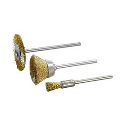 3 Brossettes Laiton (roue, Cuvette Et Pinceau)