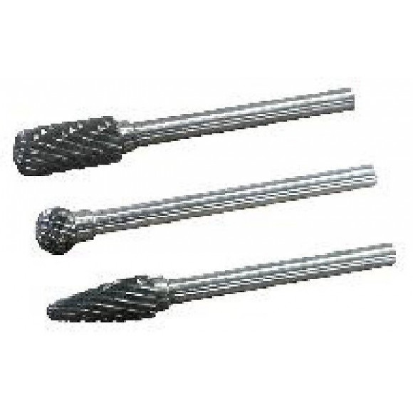 2 Fraises Carbure Tungstène Sphériques Ø 6 Mm