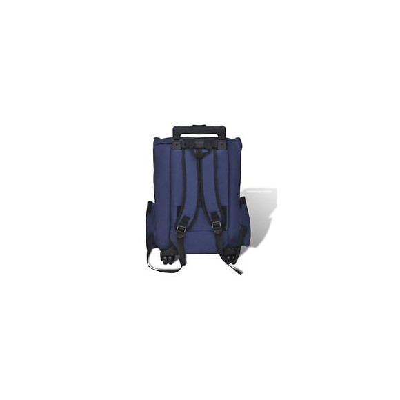 Sac De Transport À Roulettes Pliable Multifonction Pour Animaux Bleu - Bleu