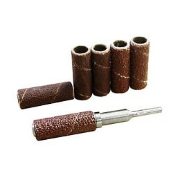 6 Tambours Abrasifs Ø 9 Mm + Support