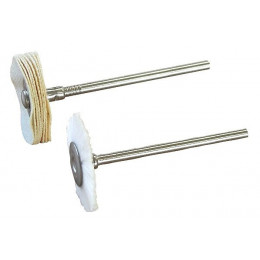 1 Roue Toile + 1 Roue Nylon Ø 20 Mm