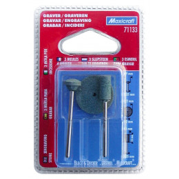 3 Meules Silicium (cylindrique, Lenticulaire, Disque)