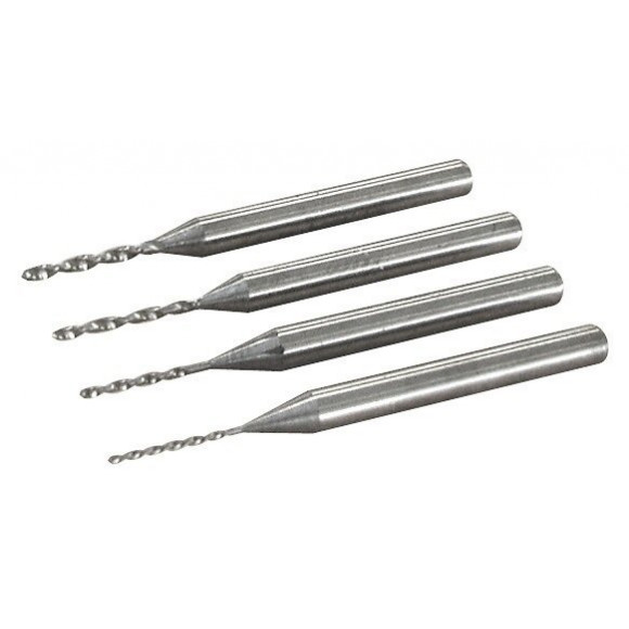 4 Forêts Carbure Tungstène 0,6 À 1,2 Mm