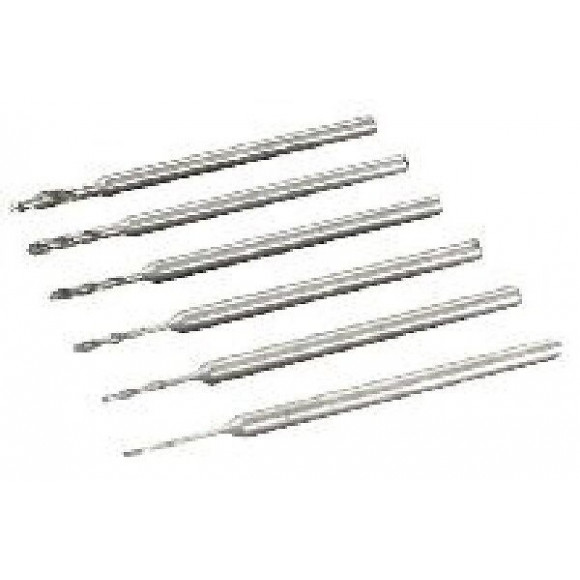 3 Forêts Hss Hélicoïdaux Ø 2 Mm