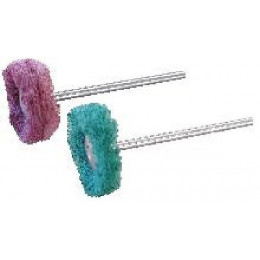 2 Polissoirs Éponge Abrasive Dure Ø 20 Mm