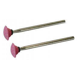 2 Meules Oxyde D'alumine Lenticulaire Ø 10 Mm