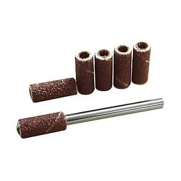 6 Tambours Abrasifs Ø 4 Mm + Support