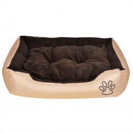 Panier Chaud Pour Chien Avec Coussin Rembourré Taille S - Brun