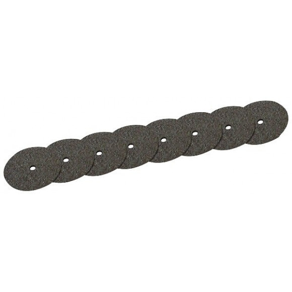 8 Disques À Tronçonner En Oxyde D'alumine Ø 22 Mm