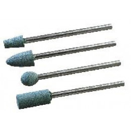 2 Meules Carbure Silicium Cylindriques Ø 6 X 13 Mm