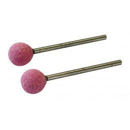 2 Meules Oxyde D'alumine Sphérique Ø 10 Mm