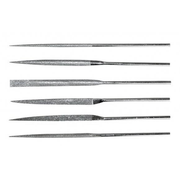 Jeu De 6 Limes Aiguilles Diamant