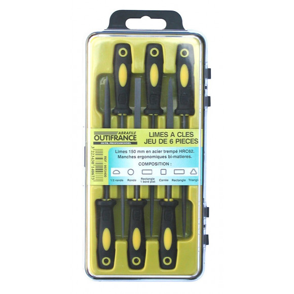 Jeu 6 Limes De Précision Type Geneve