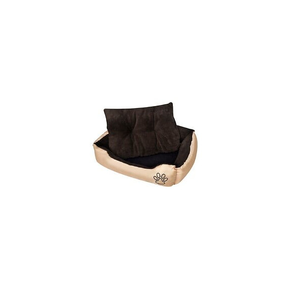 Panier Chaud Pour Chien Avec Coussin Rembourré Taille S - Brun