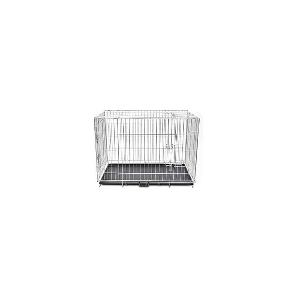 Cage En Métal Pliable Pour Chien Xl - Noir