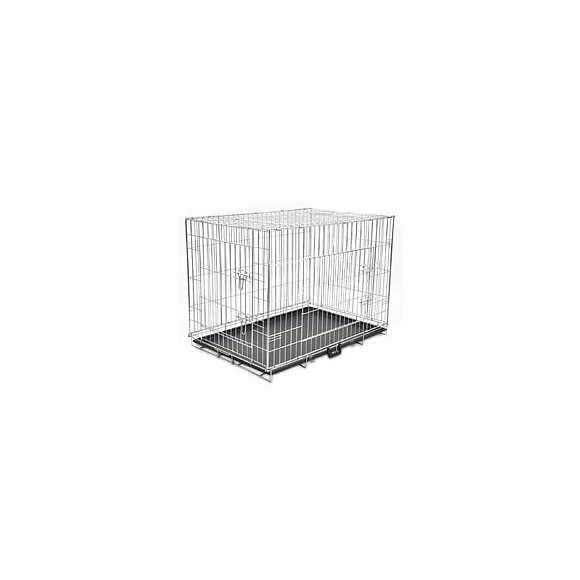 Cage En Métal Pliable Pour Chien Xl - Noir