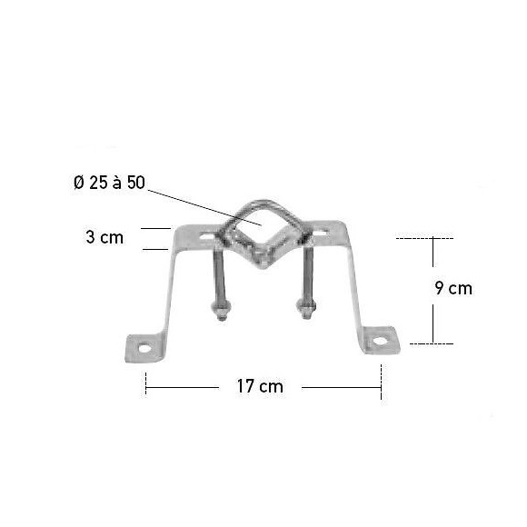 Paire De Fixations Murales Erard 800852