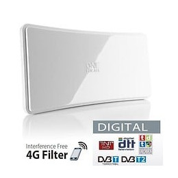 One For All Sv9421 Antenne Interieure Curved 42db Blanche