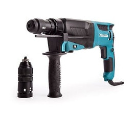 Makita Perfo-burineur Sds-plus Hr2630tx4 Coffret Alu + Kit Daccessoires - 800 W - 26 Mm