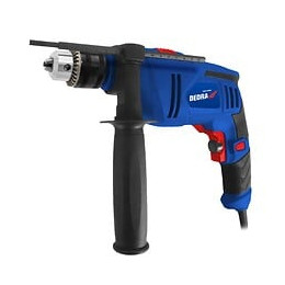 Dtools - Perceuse À Percussion - Puissance 700 W - Vitesse 2300 Tr/min - Outil Électroportatif Bricolage Chantier Atelier - B