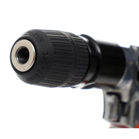 Dcraft - Perceuse À Air Comprimé Pneumatique - Mandrin 3/8" 10mm - Vitesse 1800 Tr/min - 90psi  6,3 Bar - Orange