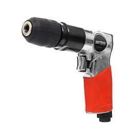 Dcraft - Perceuse À Air Comprimé Pneumatique - Mandrin 3/8" 10mm - Vitesse 1800 Tr/min - 90psi  6,3 Bar - Orange