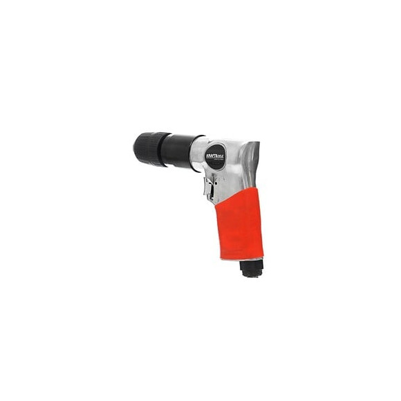 Dcraft - Perceuse À Air Comprimé Pneumatique - Mandrin 3/8" 10mm - Vitesse 1800 Tr/min - 90psi  6,3 Bar - Orange
