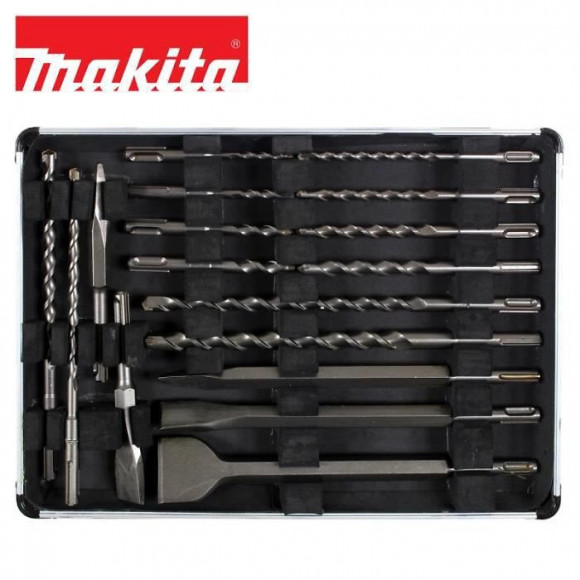 Makita Pack Perfo-burineur Sds-plus + 17 Forets Et Burins