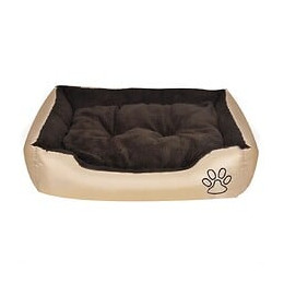 Panier Chaud Pour Chien Avec Coussin Rembourré Taille M - Brun