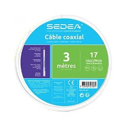 Câble Coaxial Tv 17vatc Triple Blindage L.3 M Sedea