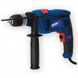 Dtools - Perceuse À Percussion - Puissance 900 W - Vitesse 2800 Rpm - Outil Électroportatif Bricolage Chantier Atelier - Bleu