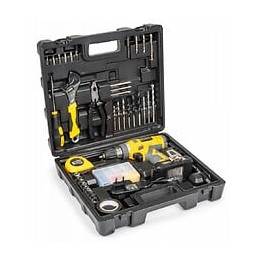 Power Tool - Visseuse Sans Fil + Ensemble D'outils -120 Pcs - 20v - 35nm - Vitesse 350rpm/1350rpm - Jaune