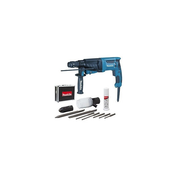 Makita Perfo-burineur Sds-plus Hr2630tx4 Coffret Alu + Kit Daccessoires - 800 W - 26 Mm