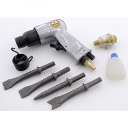 Mecafer Bmc Marteau Burin Pneumatique Avec 4 Burins Hex