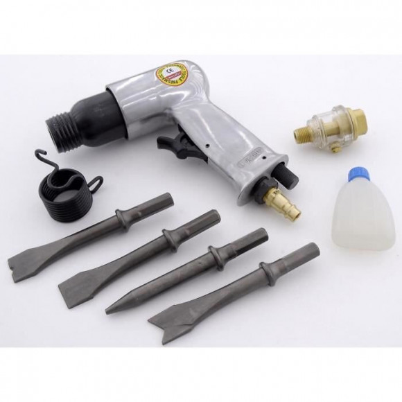 Mecafer Bmc Marteau Burin Pneumatique Avec 4 Burins Hex