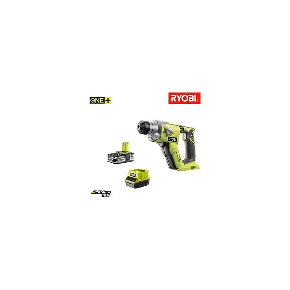 Marteau Perforateur Ryobi 18v Oneplus - 1 Batterie Lithiumplus 2.5ah - 1 Chargeur Rapide R18sds-125s