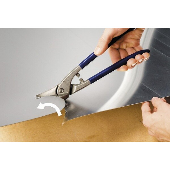 Cisaille À Tôle Passe-franc Courbe Étroite