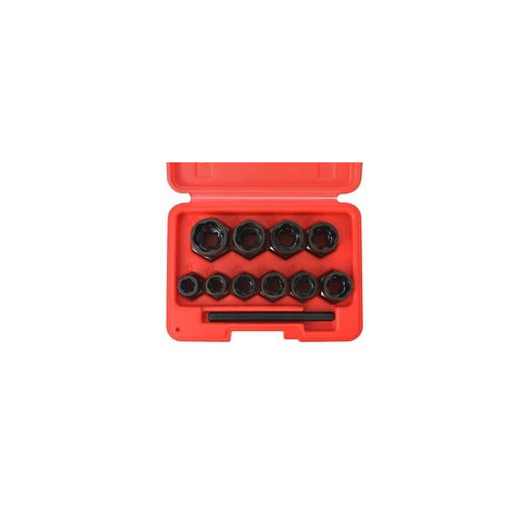 Kit D'extracteur De Boulons/d'écrous Endommagés Acier 11 Pcs -