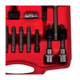 Coffret Poulie Alternateur Multimarque 1/2" - 22 Pcs -