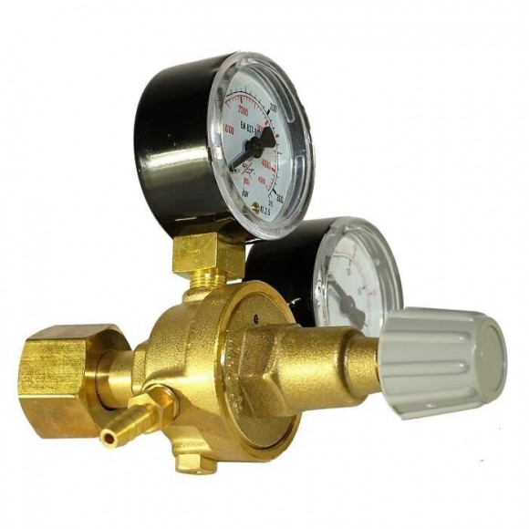 Tecnoweld Detendeur Mig/mag/tig Manometre/debitmetre Pour Bouteille Rechargeable Ar / Arco2