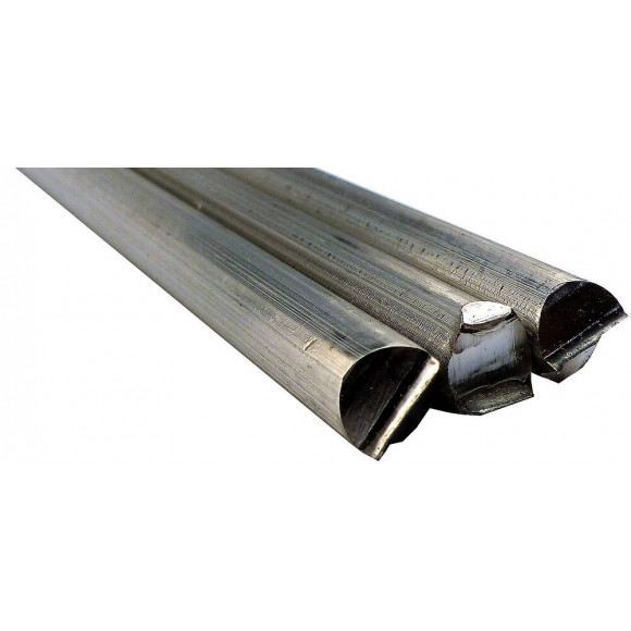 Baguette Étain 91% Zinguerie X 3, Long. 400mm, 650g. Rothenberger