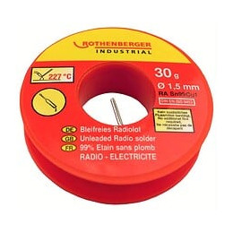 Bobine Étain Radio 1,5 Mm, 30 G. Rothenberger