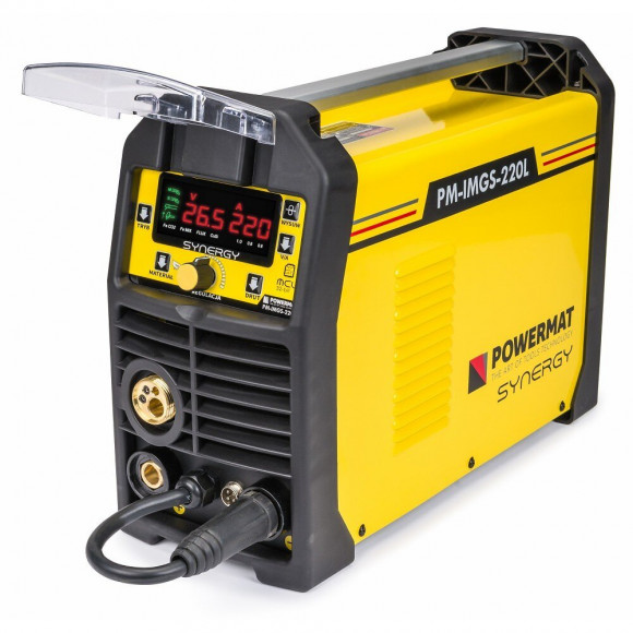 Power Tool - Poste À Souder Semi-automatique  Synergic Mig/mag +  Mma / Lift-tig 30 - 220a - 30 - 220a -  Technologie Inverter